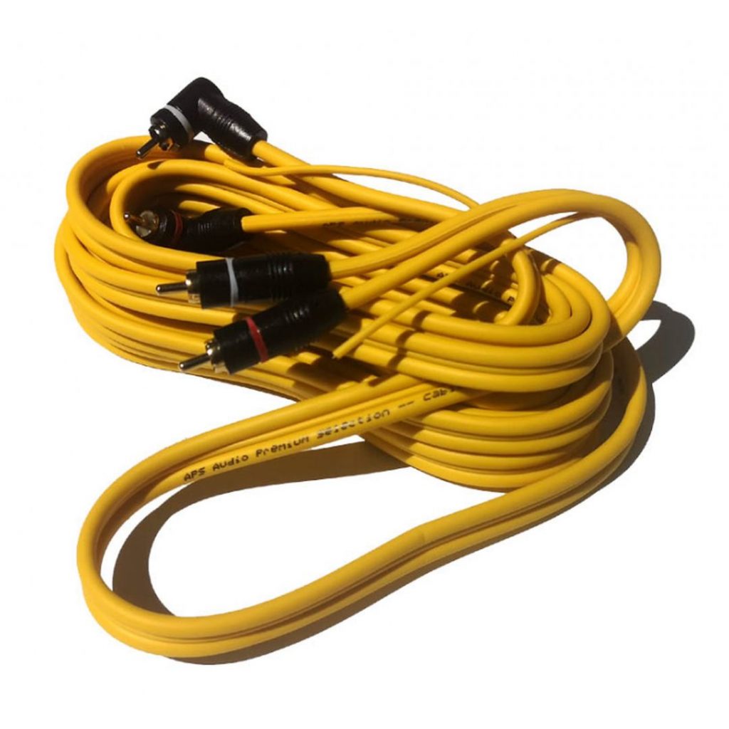 Cable RCA de 5 metros acodado (cobre ofc) APS C5RCA | VF Sound