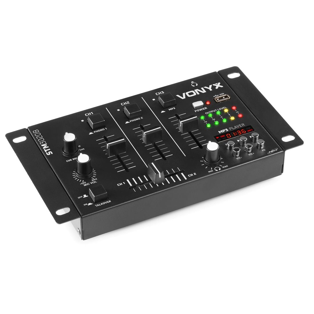Mezclador de 6 canales con USB/MP3 Vonyx Stm-3020b