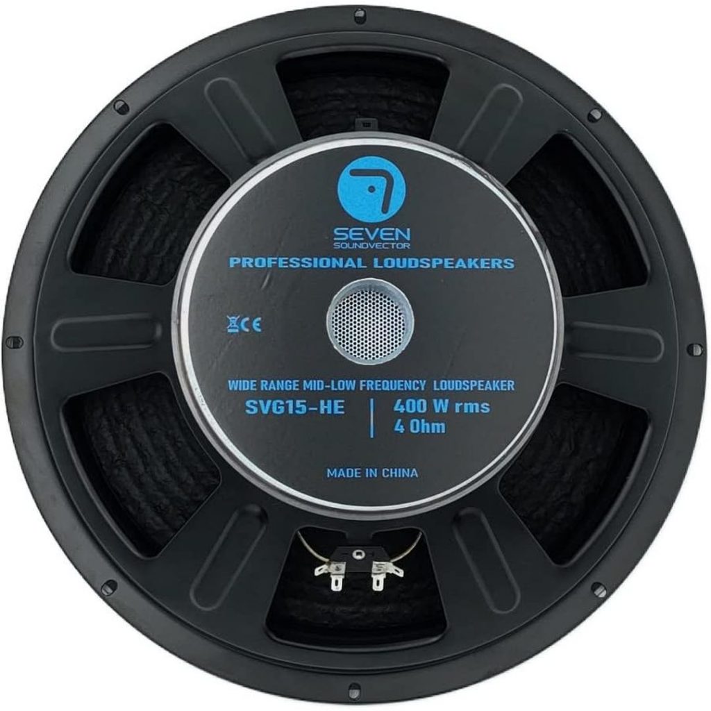 Seven Soundvector SVG10/4 Woofer 10 Pulgadas Altavoz Profesional de Grave Medio-Grave 4 Ohm 200W AES