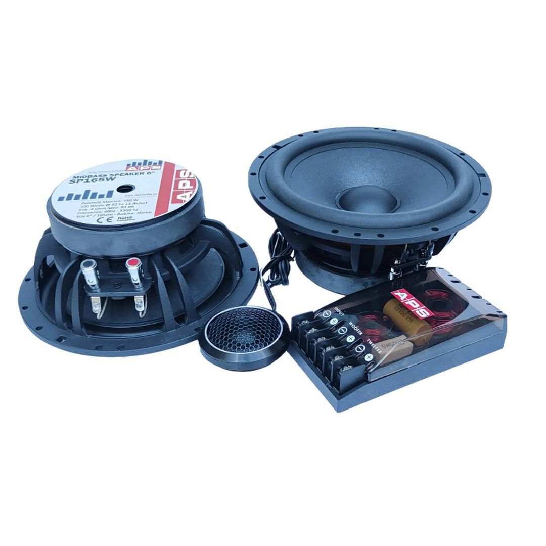 Vías separadas de 6,5" 250w APS SP165