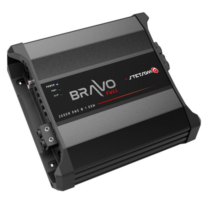 Amplificador de 1 canal digital 3000w Stetsom Bravo Full 3000 (1 ohm)