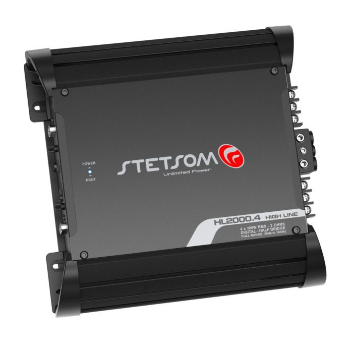 Amplificador de 4 canales digital 4x500wrms Stetsom HL2000.4 2ohms - Imagen 2