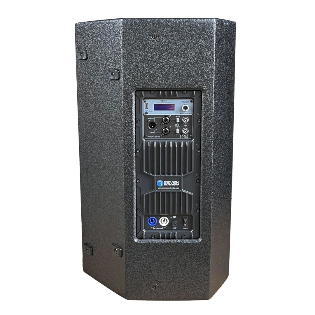 Altavoz activo de 15" de 2000w con bluetooth Seven Soundvector Vector15/Dsp700 - Imagen 3