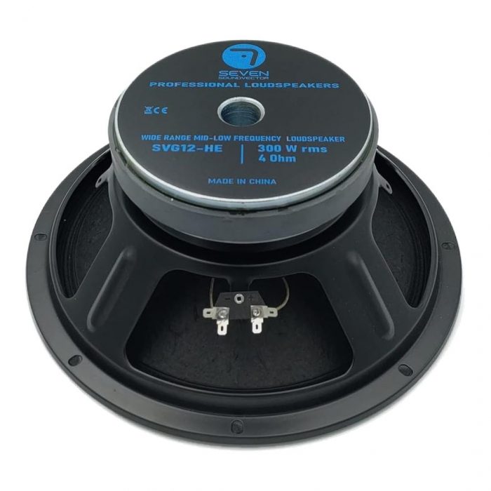Altavoz medio-grave de 12" 600W 4 Ohm Seven Soundvector Svg-12he/4 - Imagen 3