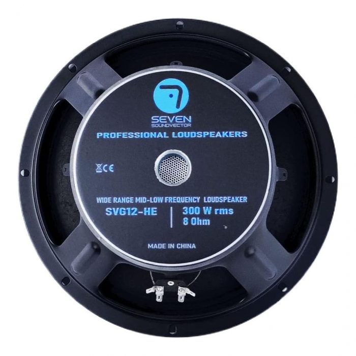 Altavoz medio-grave de 12" 600W 8 Ohm Seven Soundvector Svg-12he/8 - Imagen 4