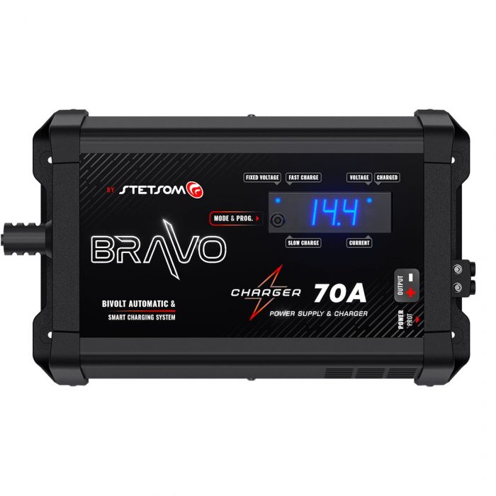 Fuente de alimentación y cargador de batería de 70 amperios Stetsom Bravo Charger 70A
