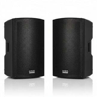 Pack altavoces 15" bi-amplificados 4200W 1400Wrms con Bluetooth y dsp HSD PX15