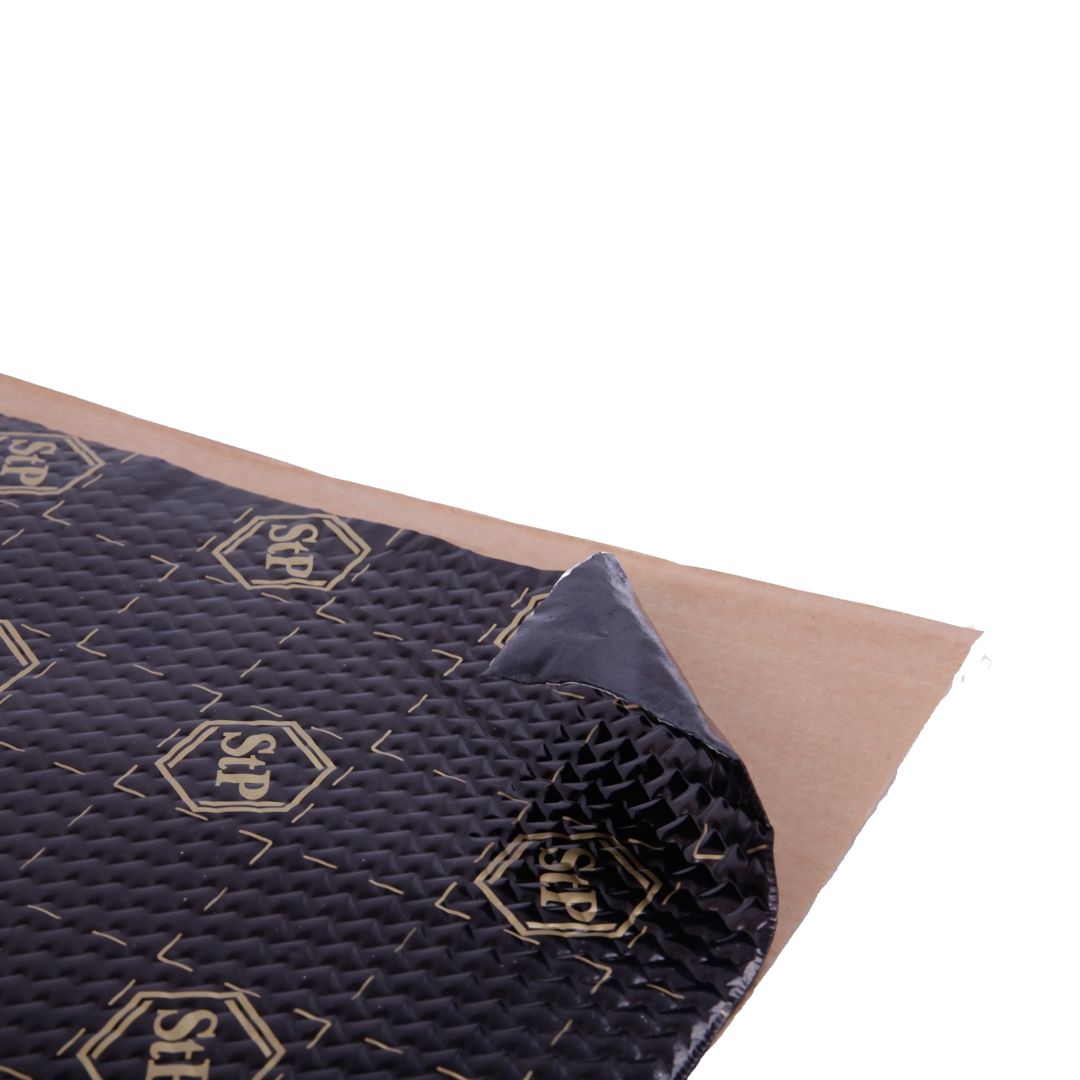 Plancha insonorizante autoadhesiva de 2,3 mm. 75x50 cm. STP Black Gold