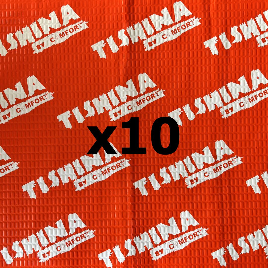 Pack de 10 planchas insonorizantes autoadhesivas de 2 mm. 70x50 cm. Confort Mat Bronze 2