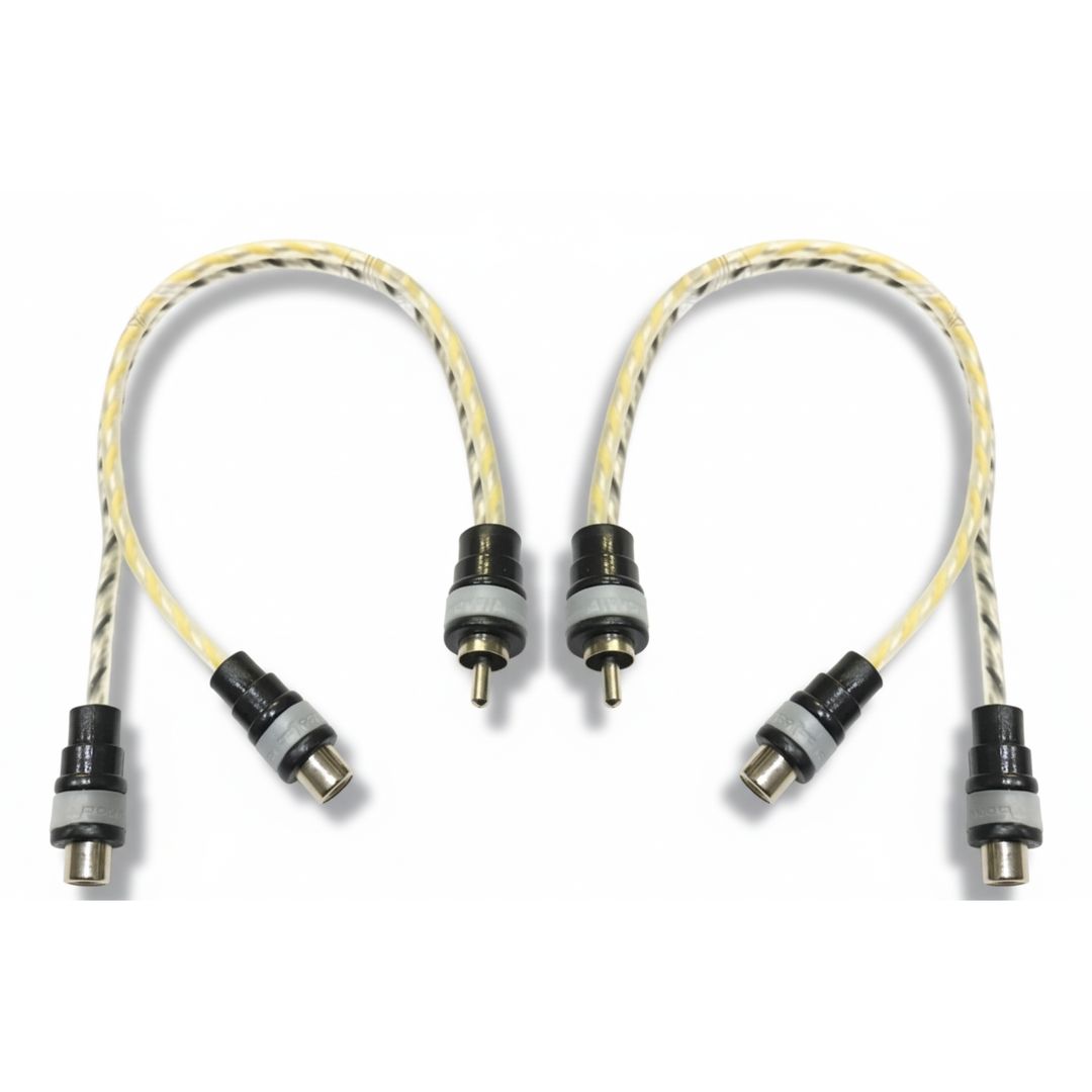 Cable RCA Y griega doble apantallado cobre OFC 1M-2H Hollywood PRO 21F (2 uds.)