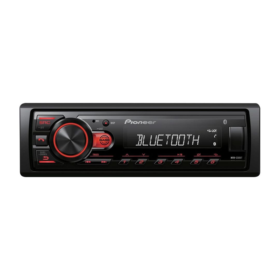 Autorradio 1-DIN con Bluetooth, Manos libres, usb Pioneer MVH-230BT