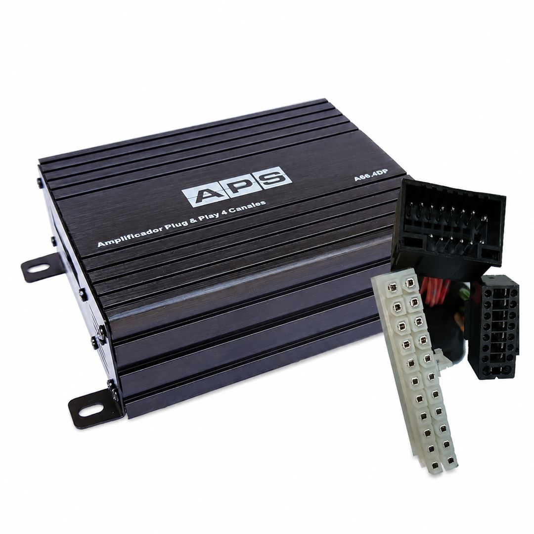 Amplificador de 4 canales digital Plug&Play 4x85w APS A60.4DPP