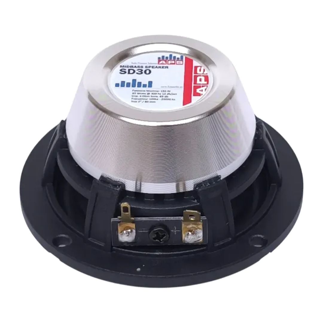 Altavoces de medios de 3,5" 150W 65Wrms con imán de neodimio APS SD30