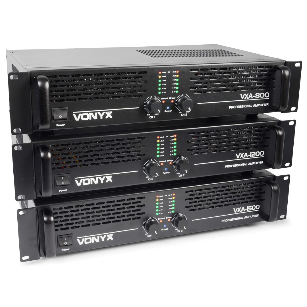 Amplificador 2 canales 1200W Vonyx VXA-1200 II