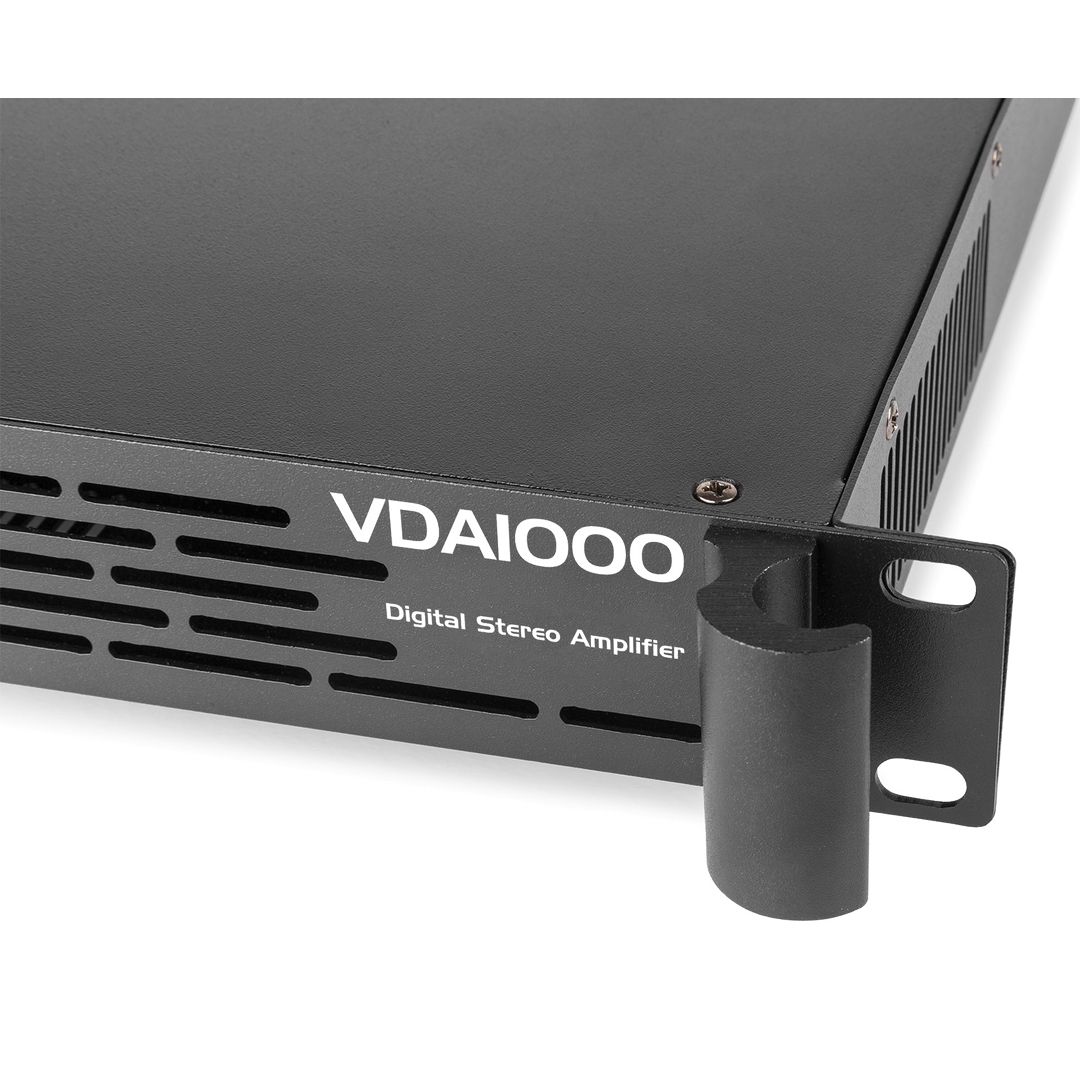 Amplificador 2 canales Clase D de 1000W para rack Vonyx VDA1000