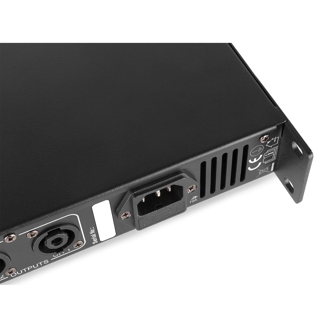 Amplificador 2 canales Clase D de 1000W para rack Vonyx VDA1000