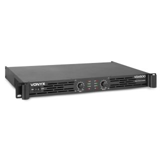Amplificador 2 canales Clase D de 500W para rack Vonyx VDA500