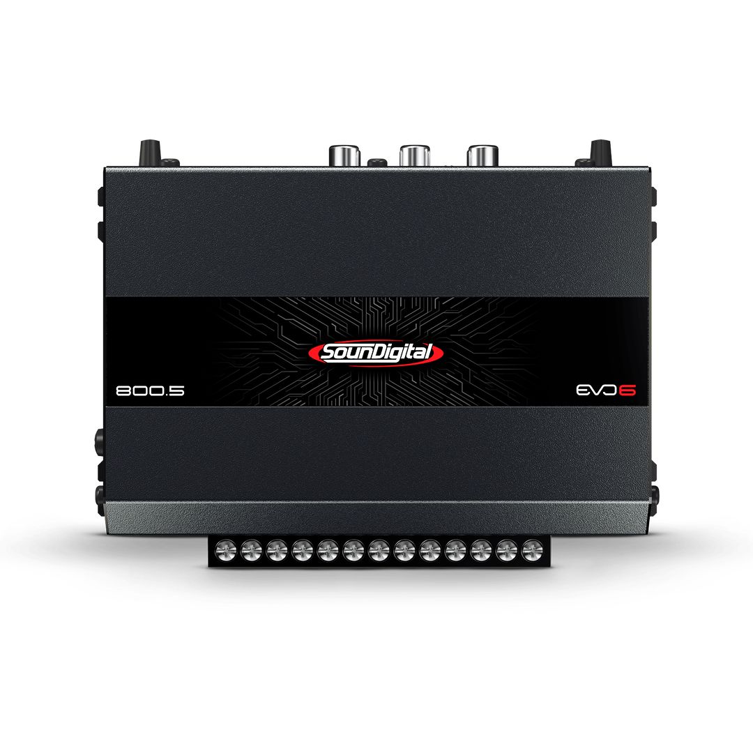 Amplificador 5 canales 800W para coche SounDigital 800.5 EVO6