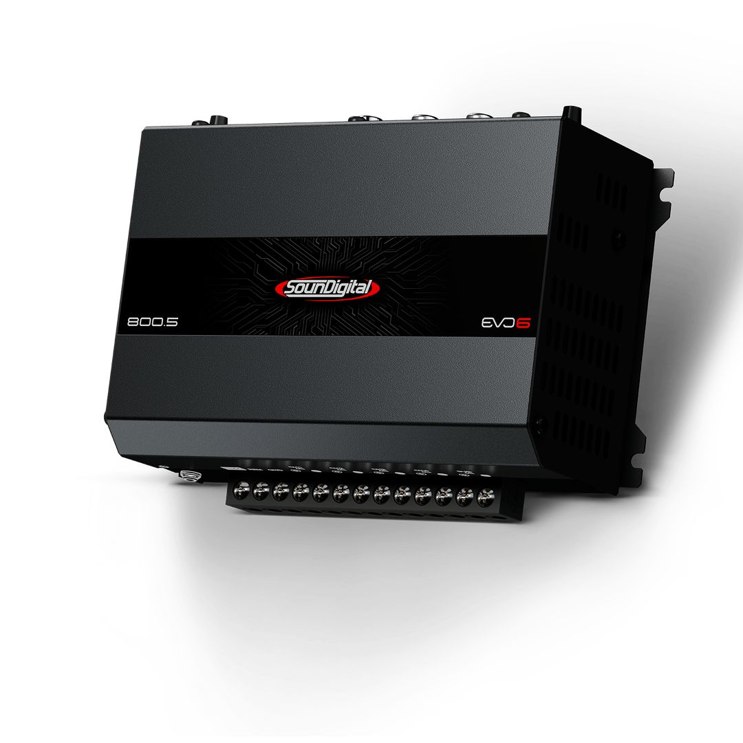 Amplificador 5 canales 800W para coche SounDigital 800.5 EVO6