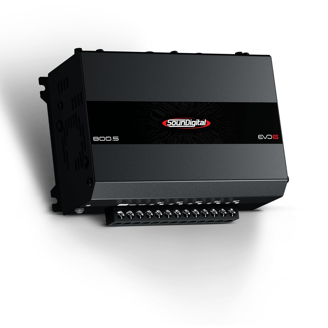 Amplificador 5 canales 800W para coche SounDigital 800.5 EVO6