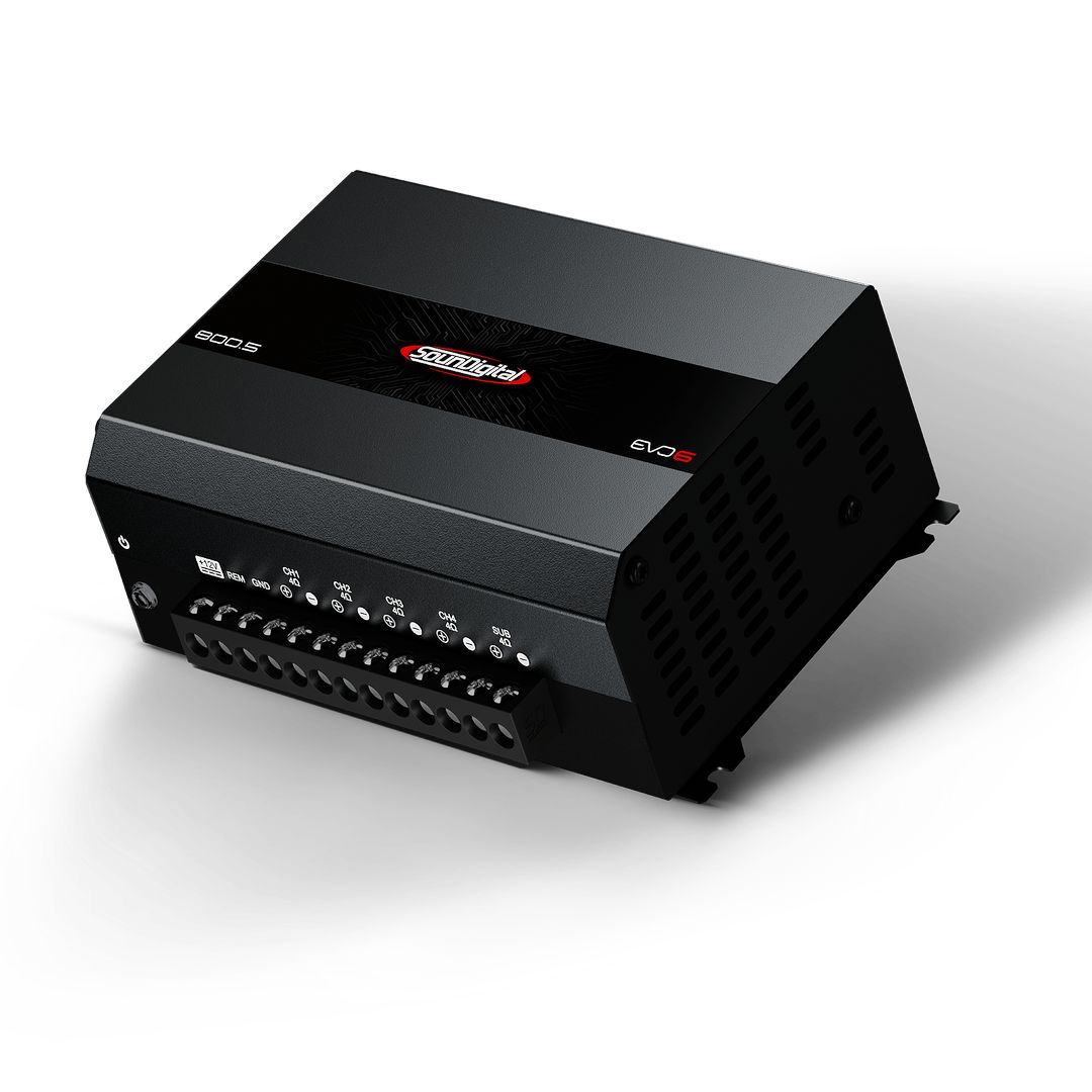 Amplificador 5 canales 800W para coche SounDigital 800.5 EVO6