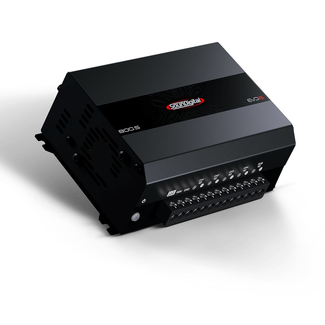 Amplificador 5 canales 800W para coche SounDigital 800.5 EVO6