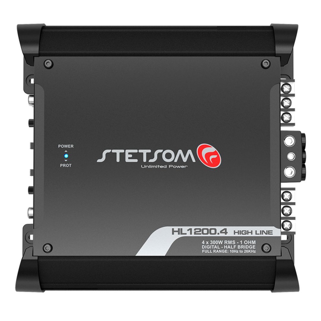 Amplificador de 4 canales 1200Wrms Stetsom HL1200.4 - 1ohm