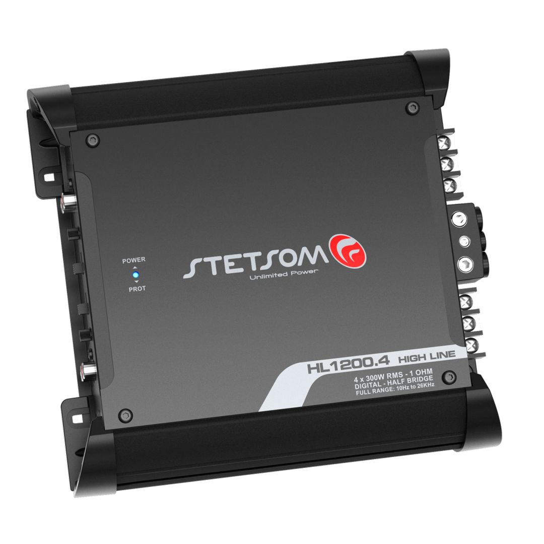 Amplificador de 4 canales 1200Wrms Stetsom HL1200.4 - 1ohm