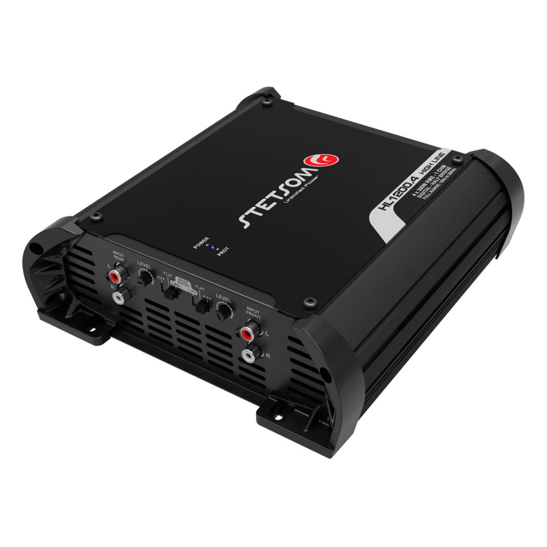 Amplificador de 4 canales 1200Wrms Stetsom HL1200.4 - 1ohm