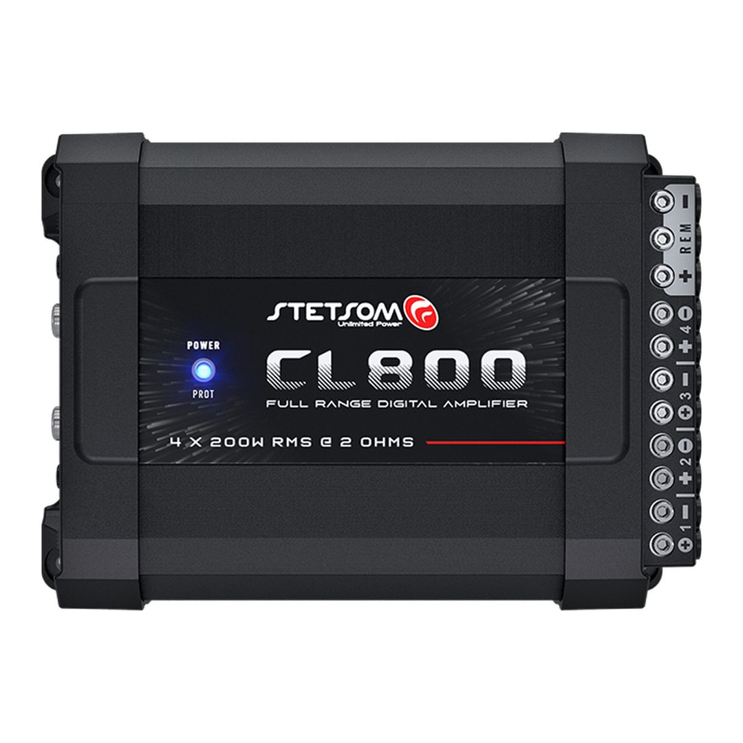 Amplificador de 4 canales Stetsom CL800.4