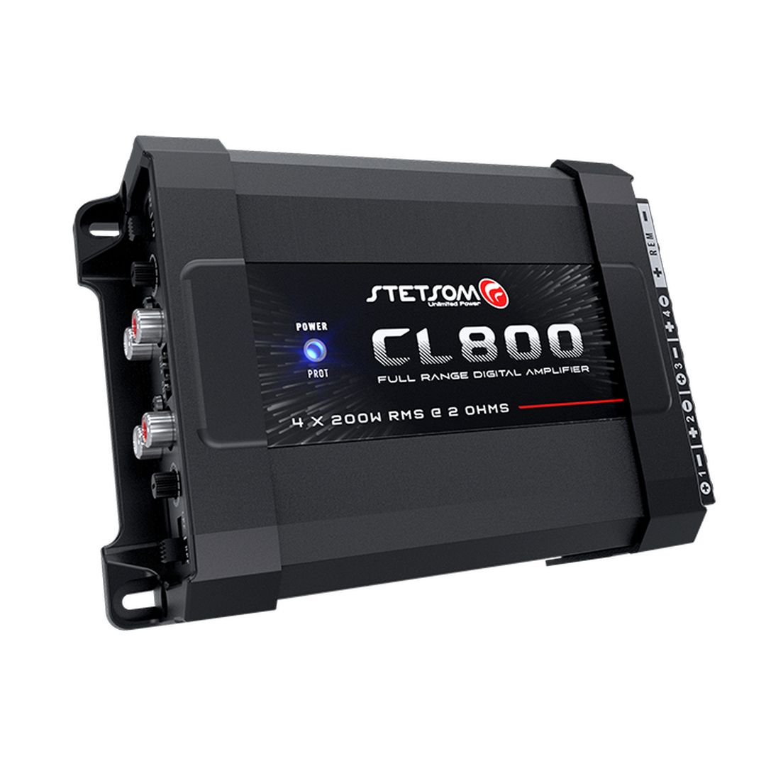 Amplificador de 4 canales Stetsom CL800.4