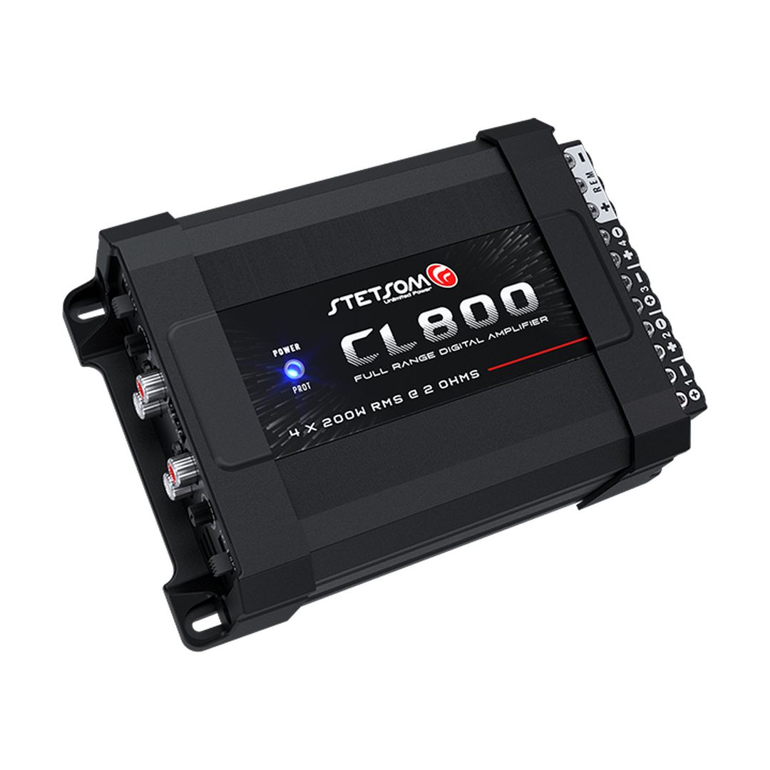 Amplificador de 4 canales Stetsom CL800.4