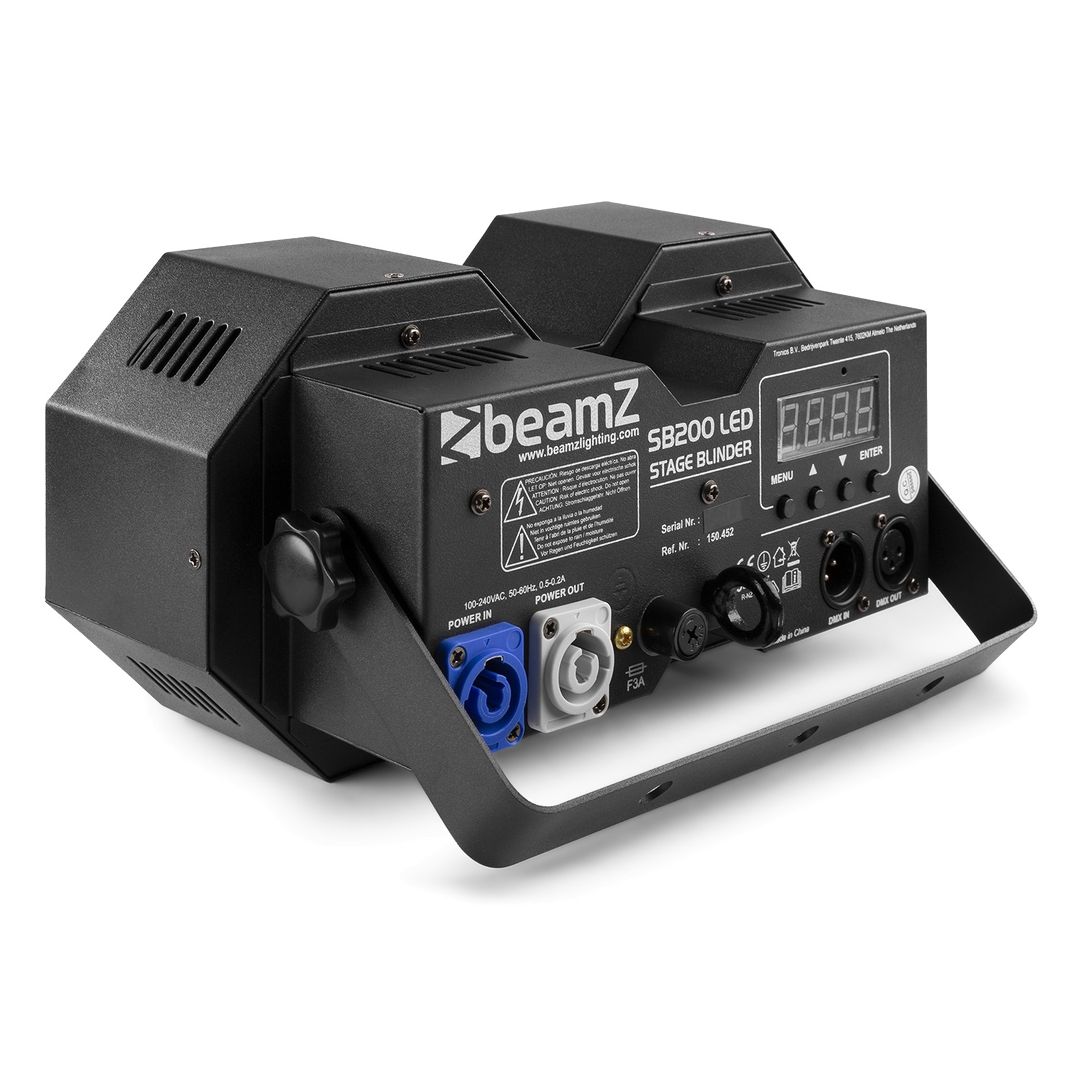 Cegadora y estrobo LED 2x50W BeamZ SB200