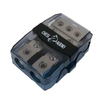Distribuidor de corriente de 3 entradas y 2 salidas de 50mm Mini ANL Chess Audio MANL3020