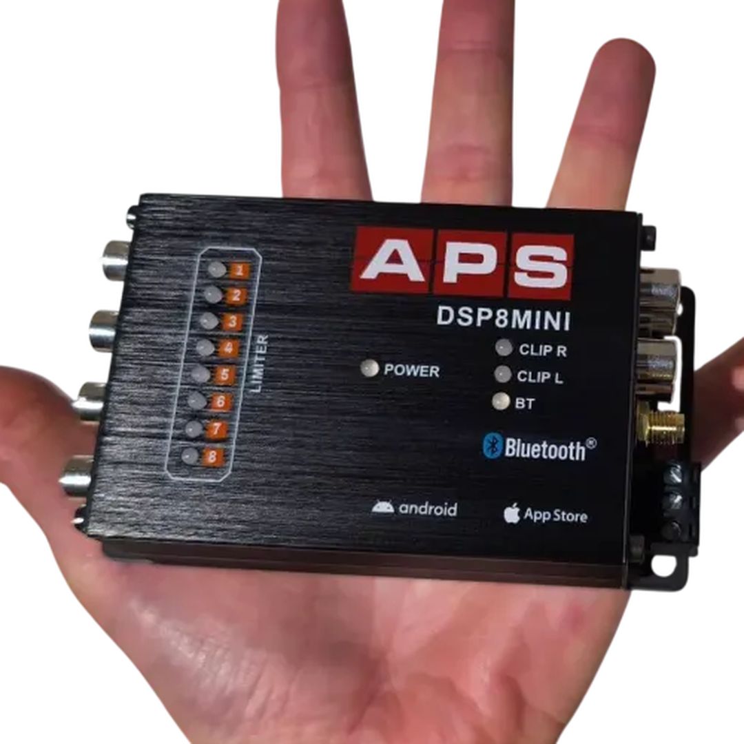 Procesador de señal digital DSP de 8 canales con Bluetooth APS DSP8MINI