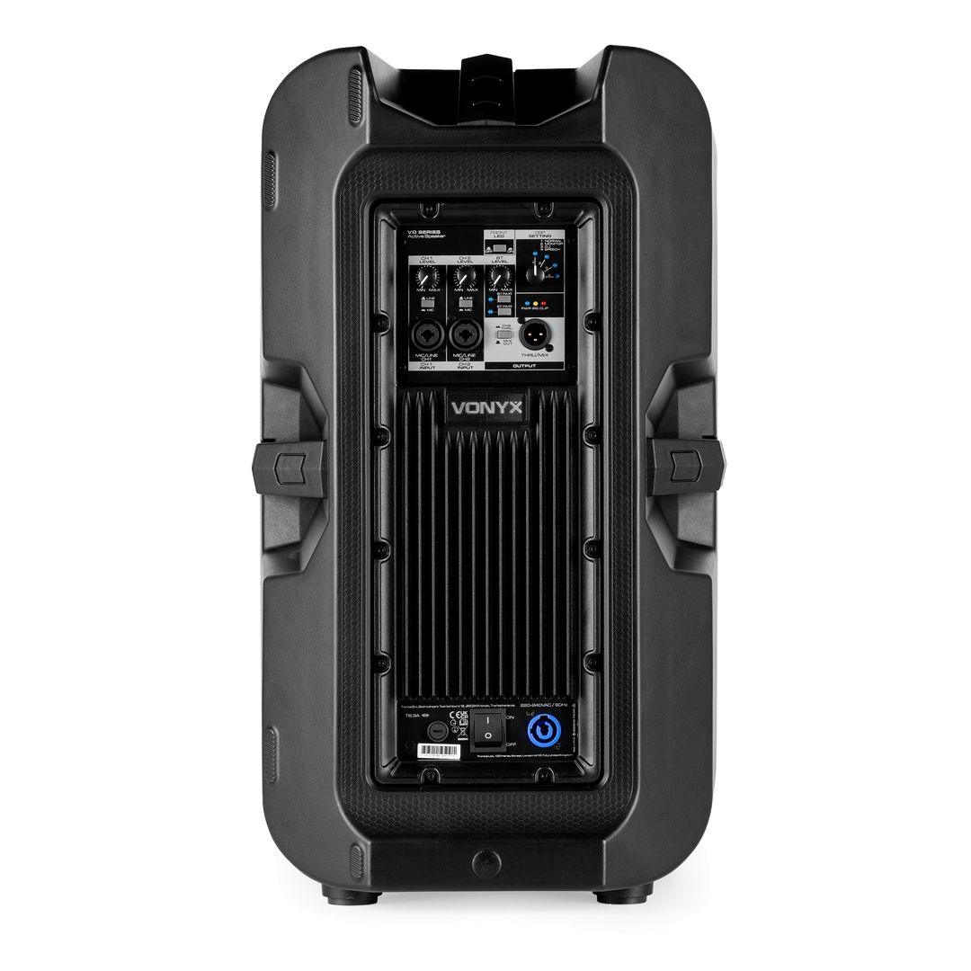 Altavoz activo 12" biamplificado con DSP y Bluetooth TWS Vonyx VD712A