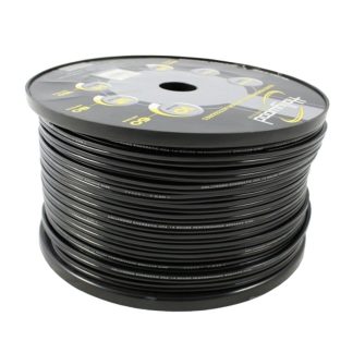 Cable de altavoz CCA 2x2,5mm² negro Hollywood CCA SC 14