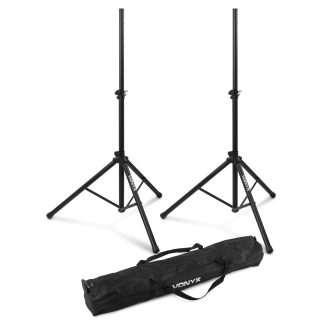 Juego de Soportes de Altavoz Trípode Ajustables con Bolsa de Transporte Vonyx LS01K