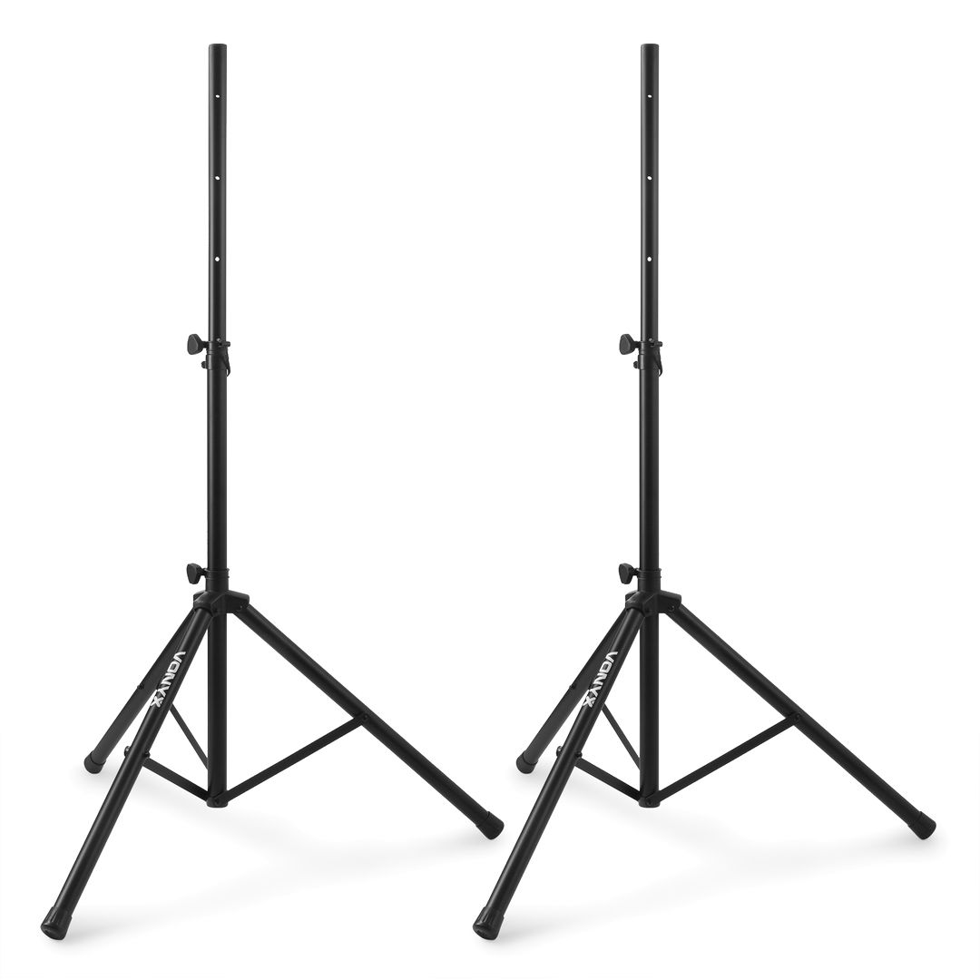Juego de Soportes de Altavoz Trípode Ajustables con Bolsa de Transporte Vonyx LS01K