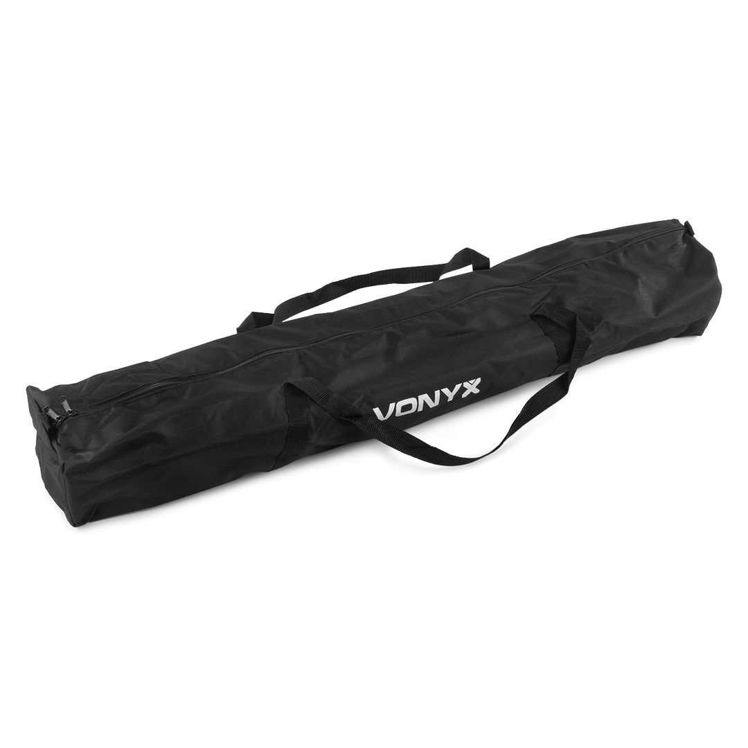 Juego de Soportes de Altavoz Trípode Ajustables con Bolsa de Transporte Vonyx LS01K