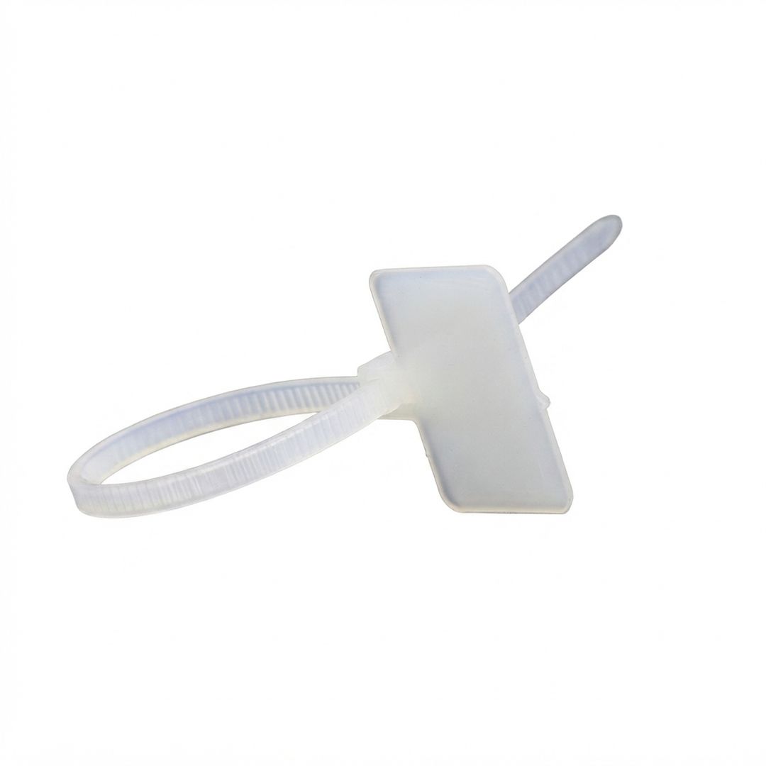 10x Bridas con Etiqueta Escribible 2,5x100mm Blanca SoundCube FTL100W
