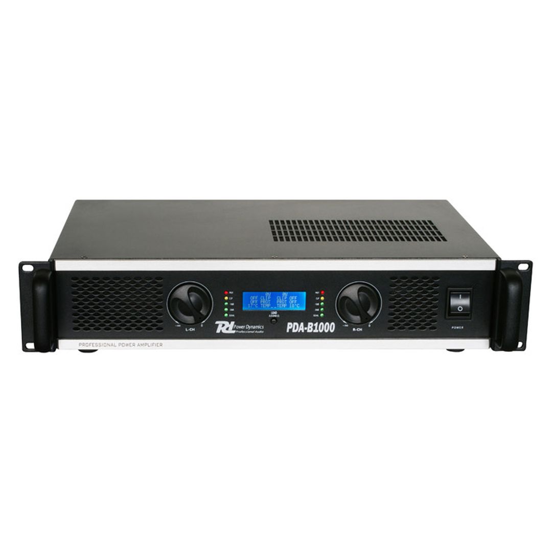 Amplificador Profesional 2 Canales 1000W Power Dynamics PDA-B1000