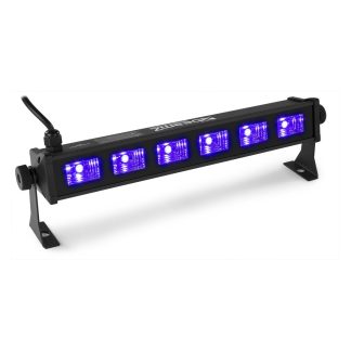 Barra LED UV Luz Negra 6x3W BeamZ BUV63
