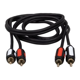 Cable RCA de 1 metro de Cobre OFC Doble Trenzado MoBass MB-221