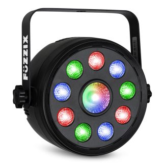 Foco LED PAR RGB DMX con mando a distancia Fuzzix PLF15