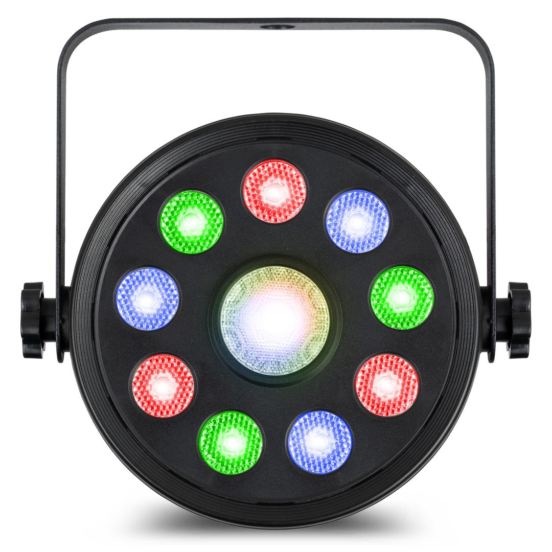 Foco LED PAR RGB DMX con mando a distancia Fuzzix PLF15