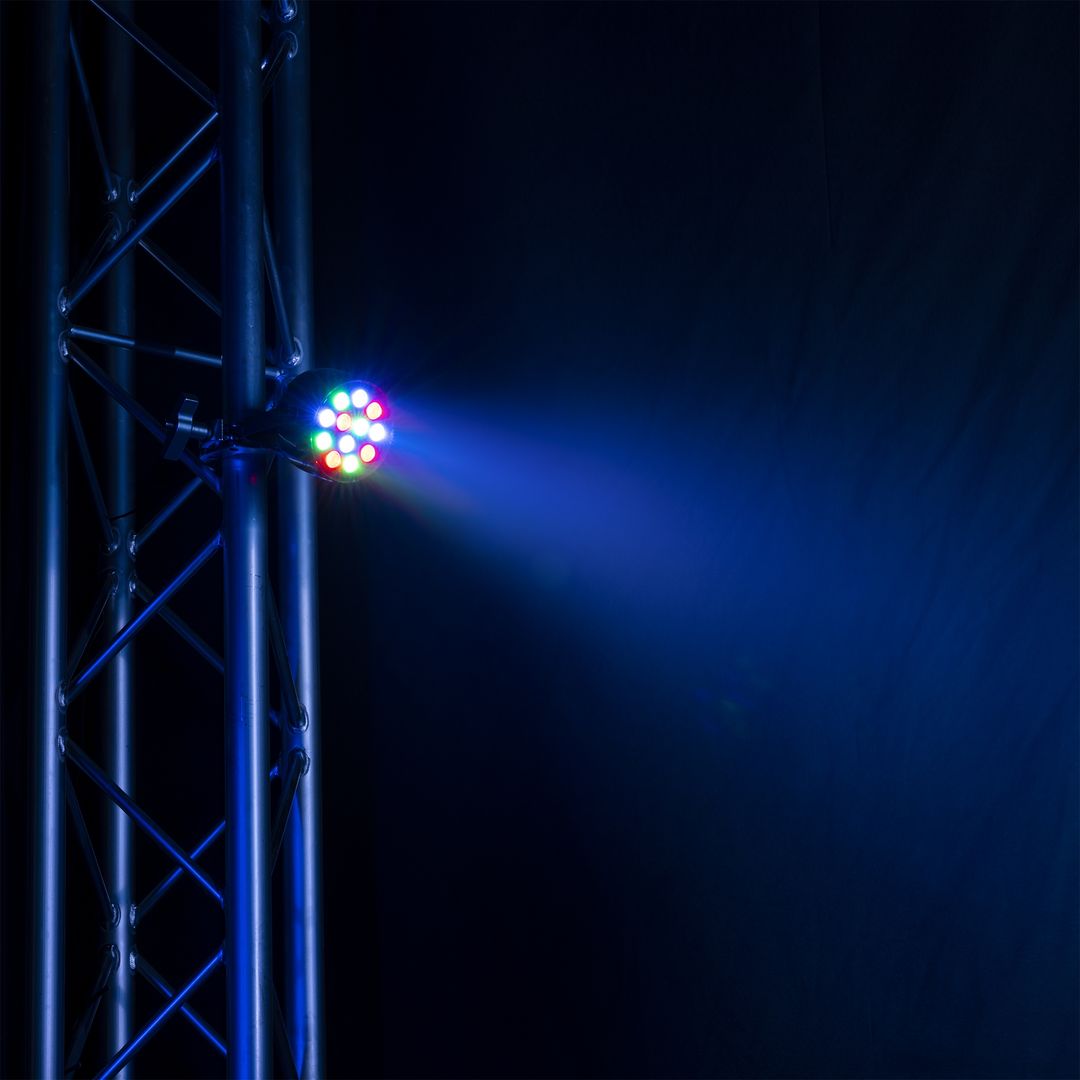 Foco Par LED RGB DMX 12x2W con mando a distancia Fuzzix PLF12