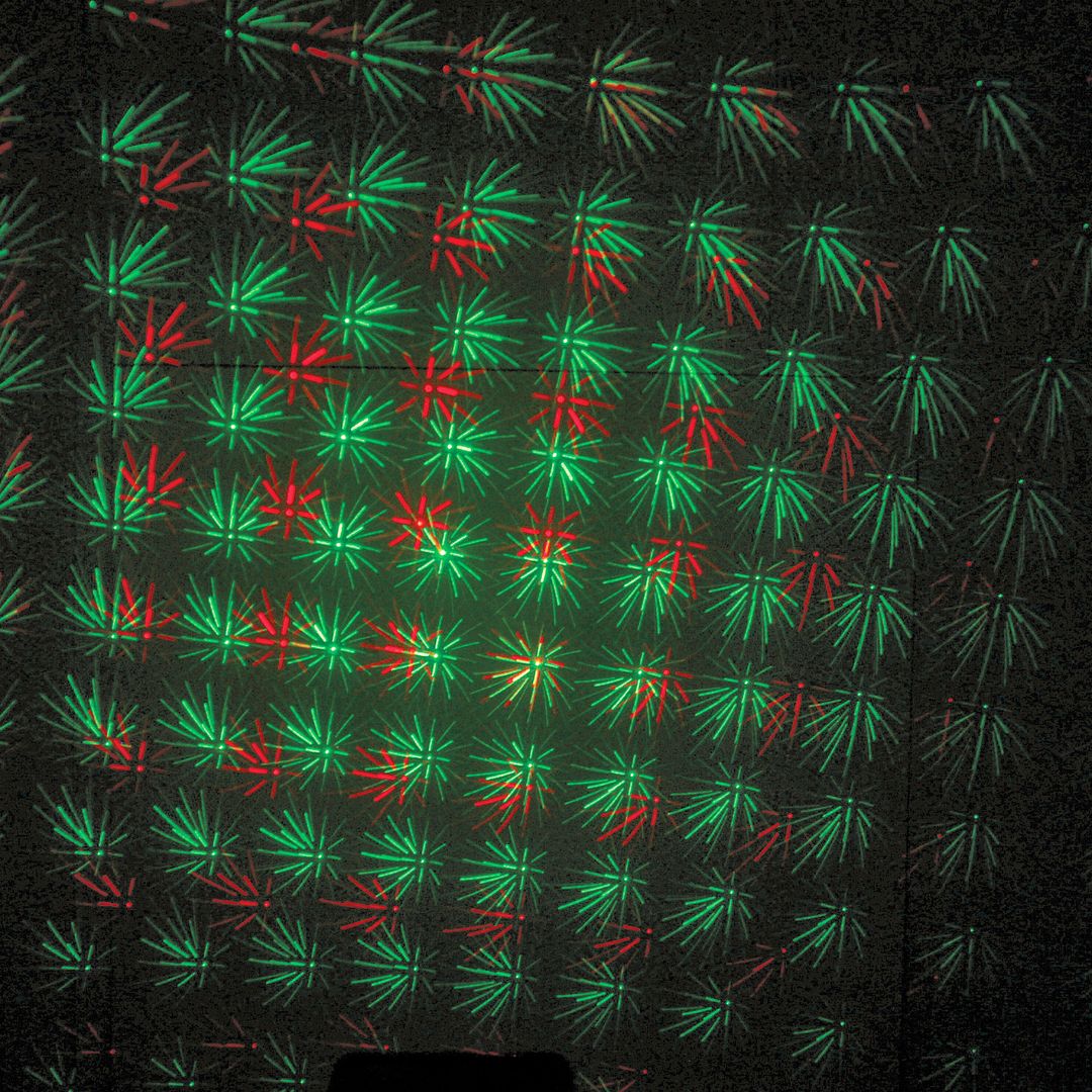 Láser multipunto efecto cielo estrellado rojo 120mW y verde 50mW BeamZ Apollo