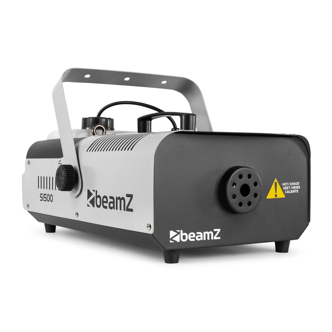 Máquina de Humo 1500W DMX con Temporizador y Depósito de 2,5L BeamZ S1500
