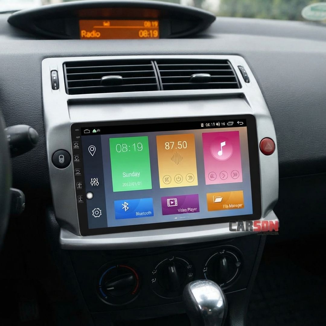 Pantalla Android 9" CarPlay y Android Auto inalámbrico para Citroën C4 2004-2010 Carson CARCC404